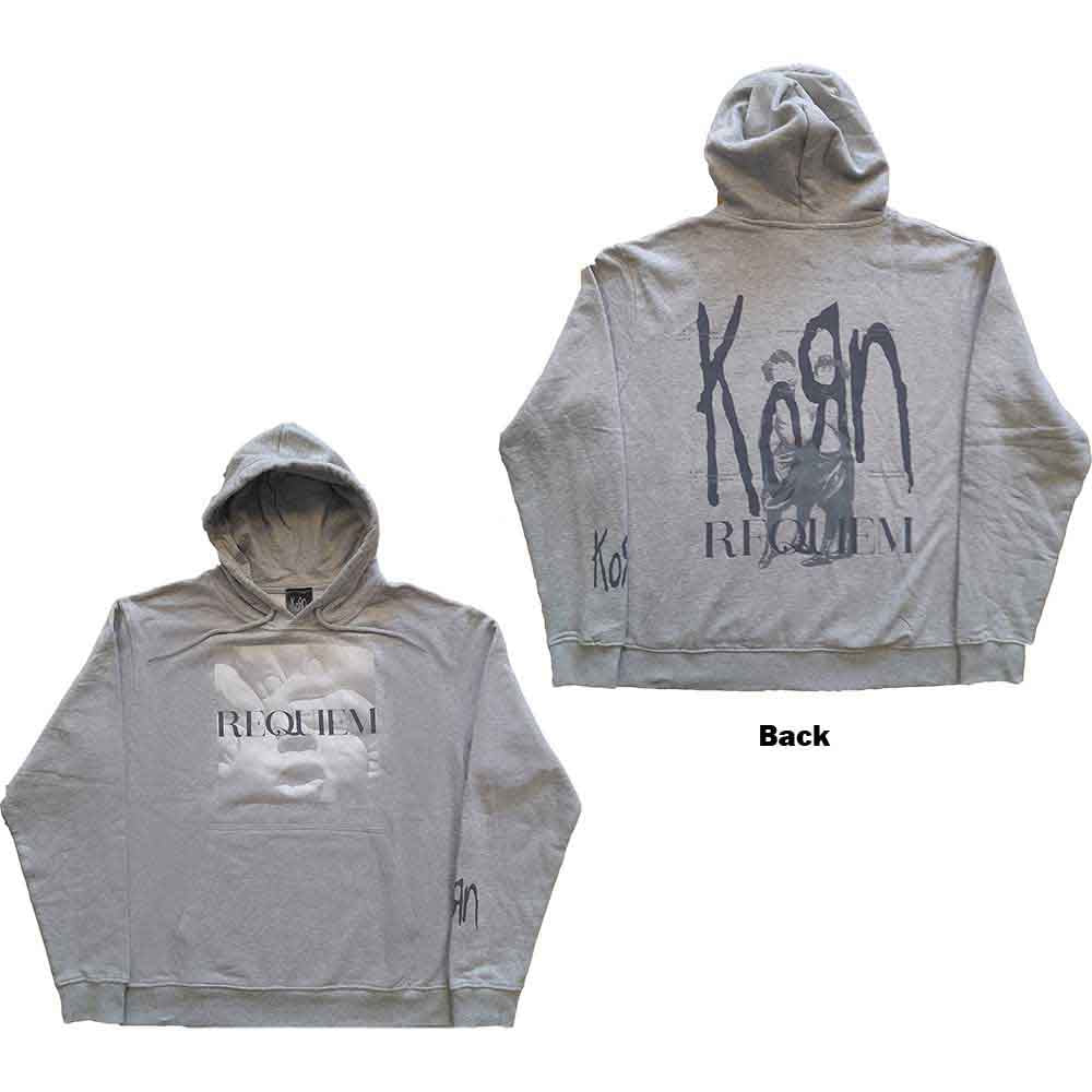 Korn Unisex Hoodie - Requiem (Back Print)- Unisex Official Licensed Design