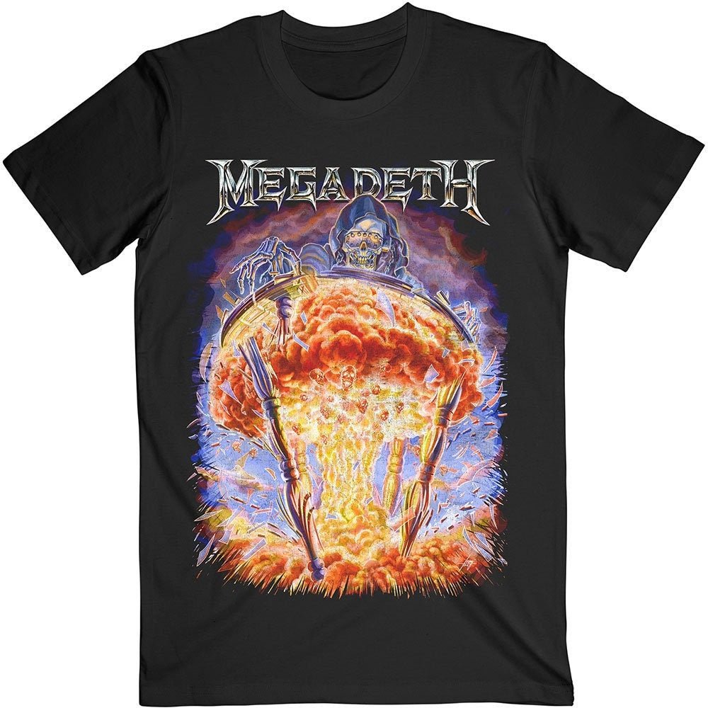 Megadeth Adult T-Shirt - Compte à rebours jusqu’à l’extinction - Conception sous licence officielle - Expédition mondiale