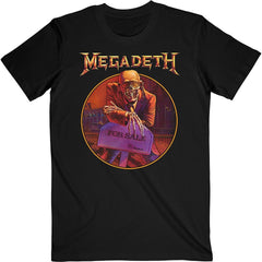 Megadeth Adult T-Shirt - Peace Sells Track List (Back Print) - Official Licensed Design - Worldwide Shipping