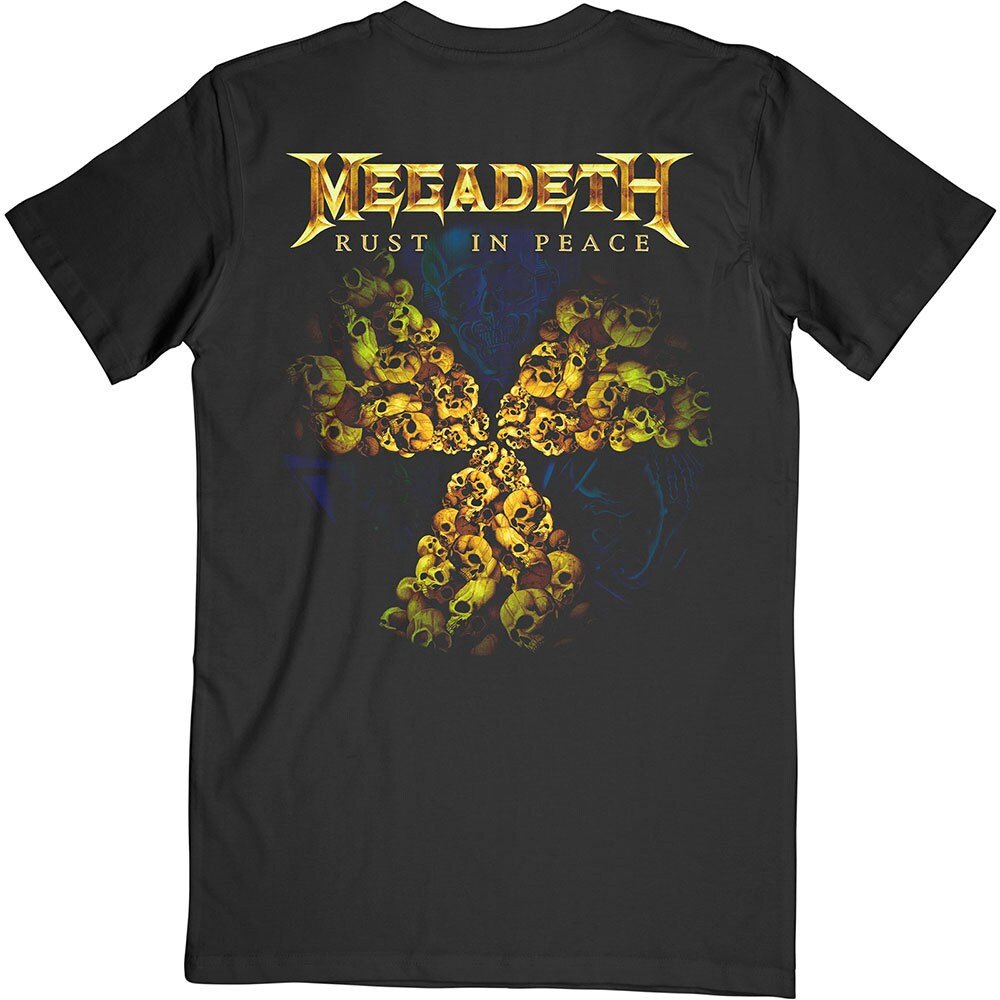 Megadeth T-Shirt für Erwachsene – Rust in Peace 30th Anniversary (Rückendruck) – Offizielles Lizenzdesign – Weltweiter Versand