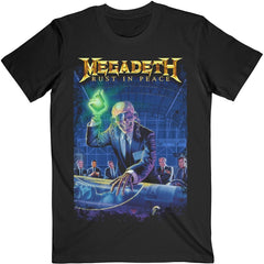 Megadeth T-Shirt für Erwachsene – Rust in Peace 30th Anniversary (Rückendruck) – Offizielles Lizenzdesign – Weltweiter Versand