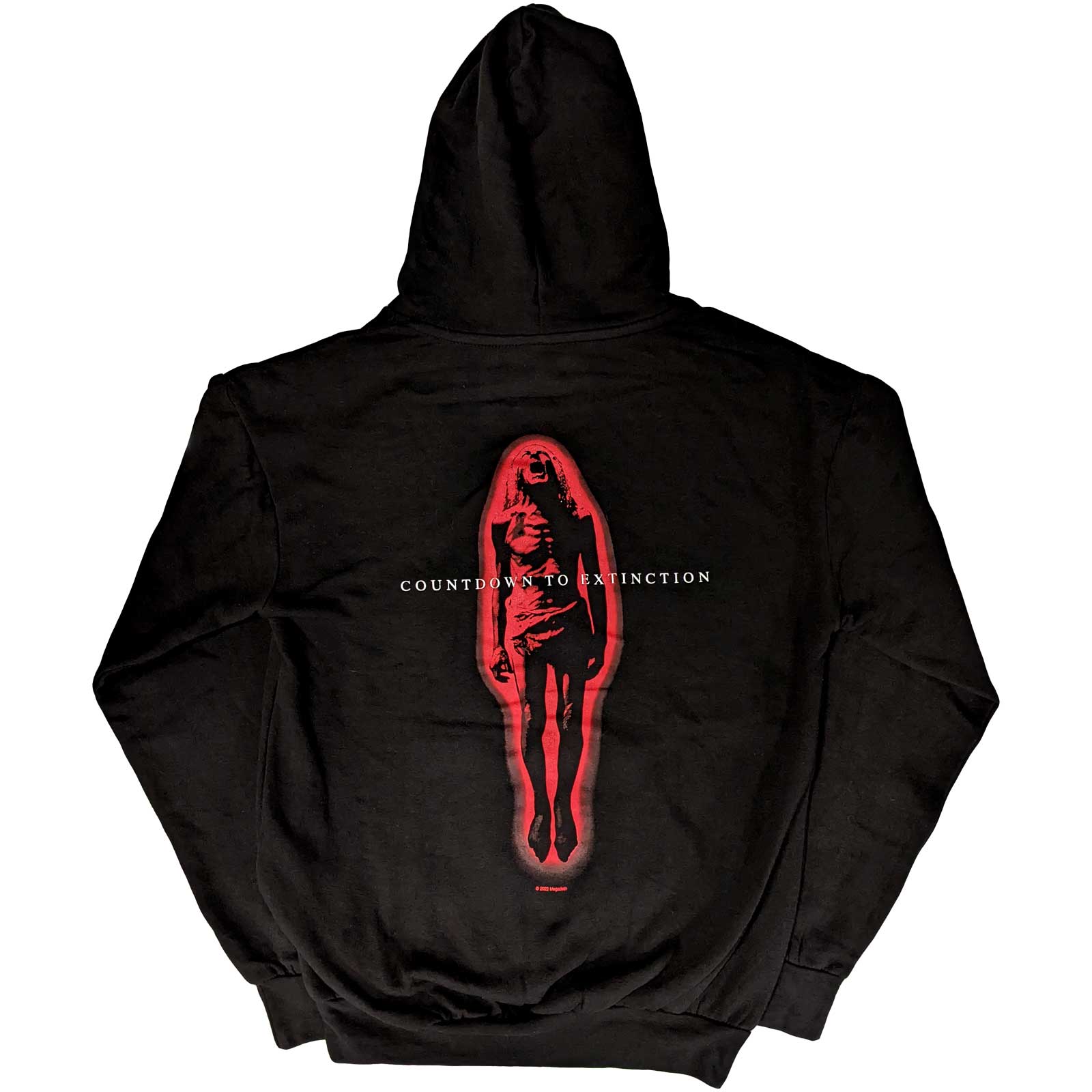 Megadeth Unisex Hoodie - Countdown to Extinction (Back Print) - Official Licensed Design