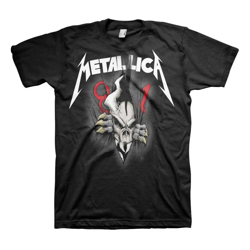 Metallica T-Shirt - 40th Anniversary Ripper - Unisex Official Licensed Design - Worldwide Shipping