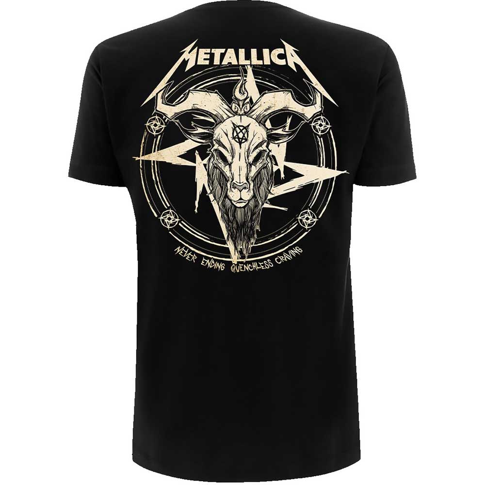 Metallica T-Shirt - Darkness Son (Back Print) - Unisex Official Licensed Design