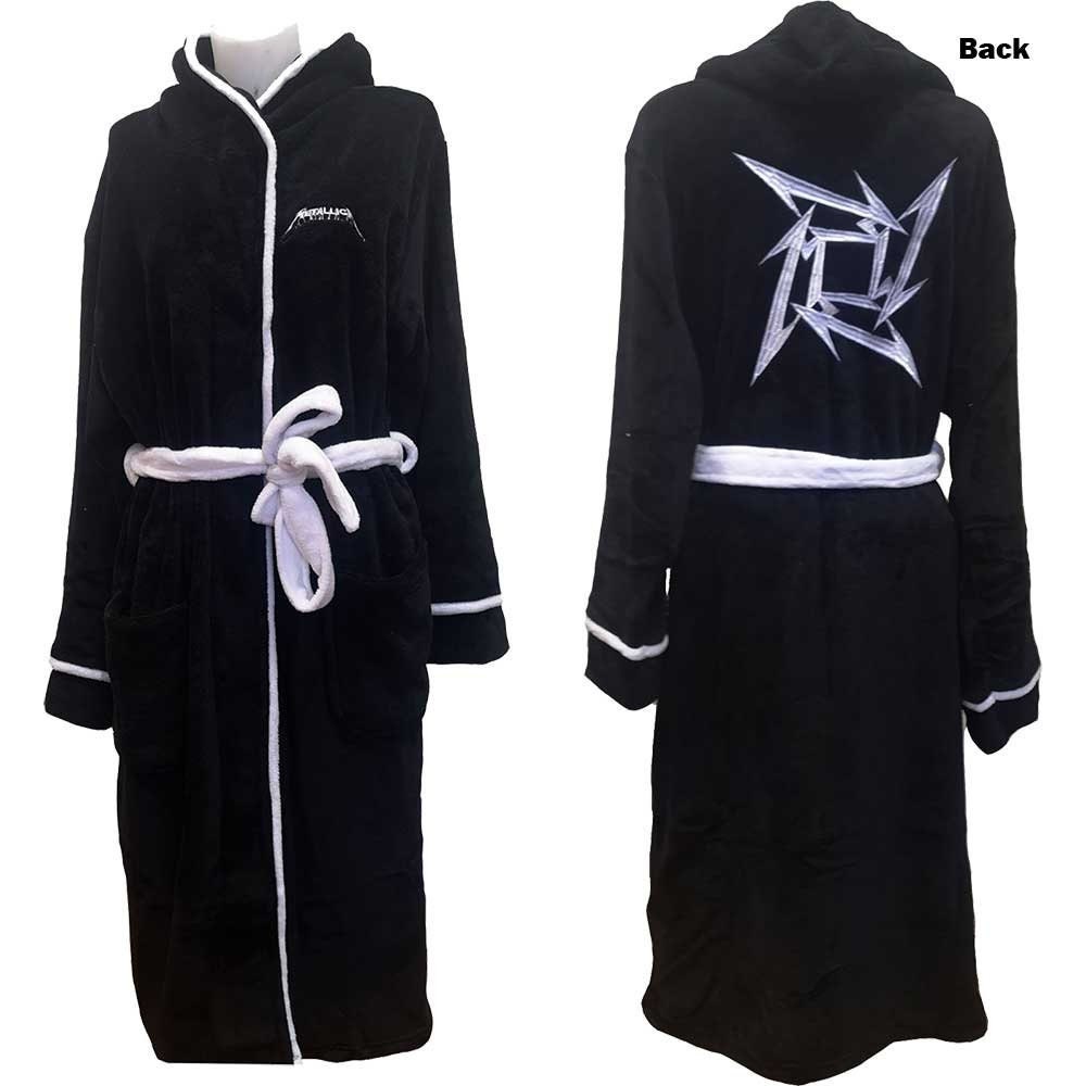 Metallica Unisex Bathrobe - Load/ Reload Star - Official Licensed Music Design - Worldwide Shipping