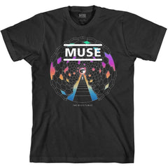 Muse T-Shirt - Resistance Moon - Conception sous licence officielle unisexe - Expédition dans le monde entier