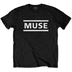 Muse T-Shirt – Weißes Logo – Unisex, offizielles Lizenzdesign – Weltweiter Versand