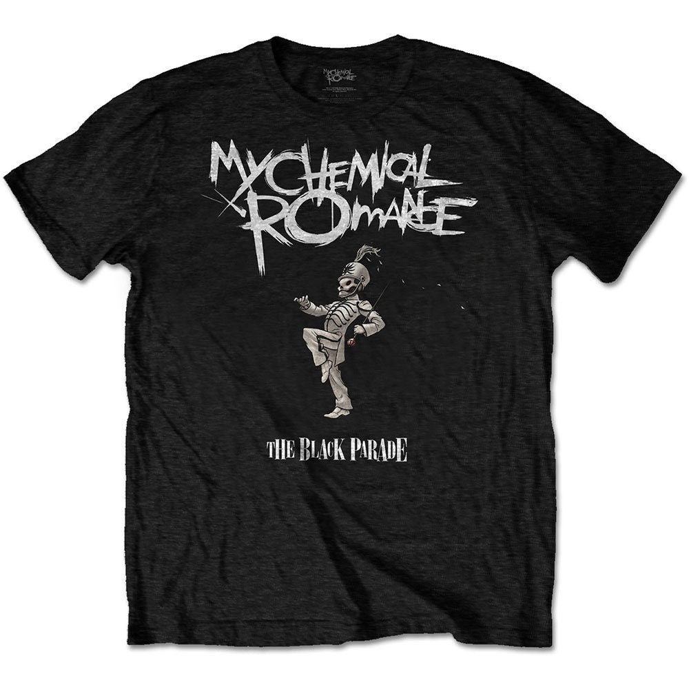 My Chemical Romance T-Shirt für Erwachsene – The Black Parade Cover – Offizielles Lizenzdesign – Weltweiter Versand