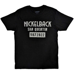 Nickelback Unisex T-Shirt - San Quentin - Official Licensed Design