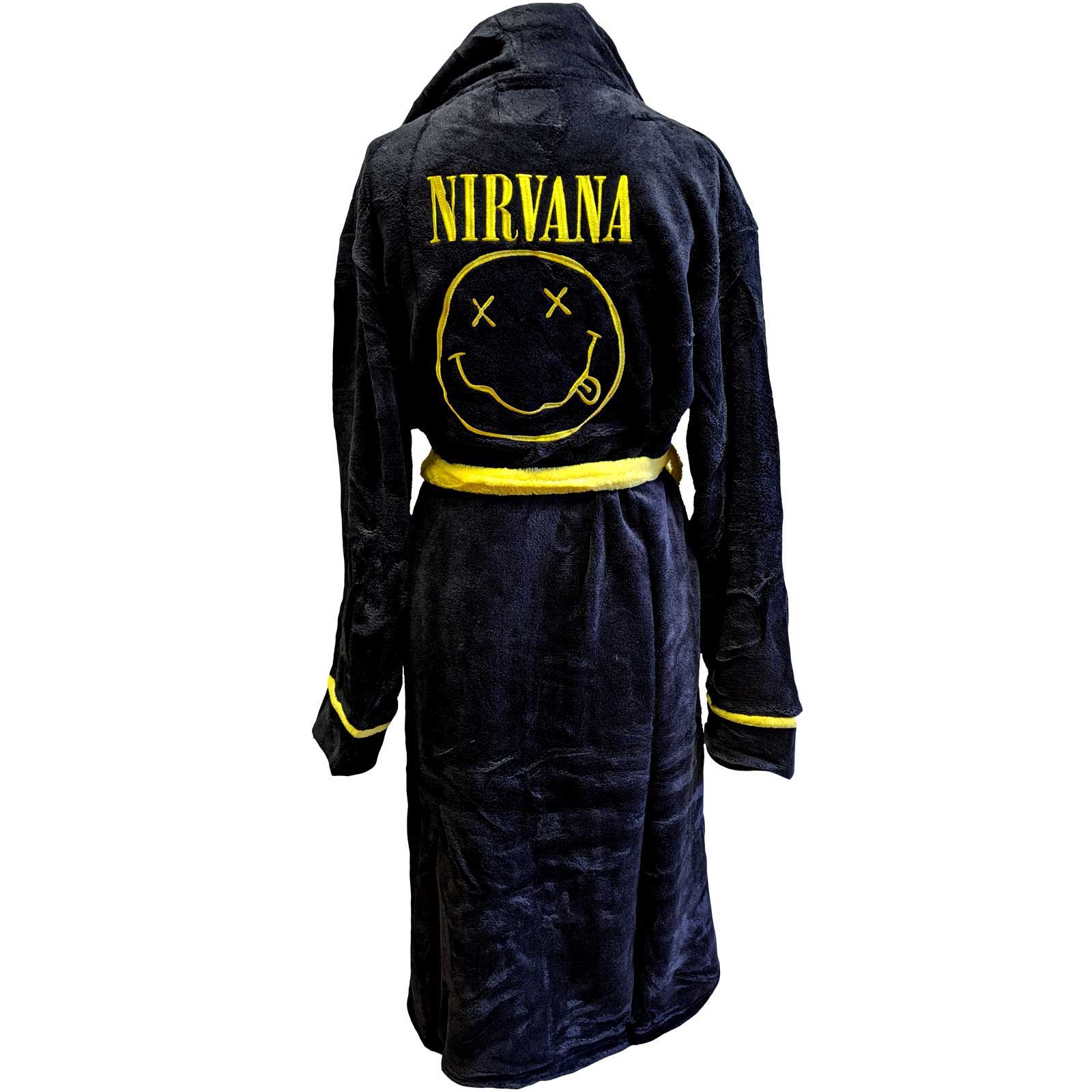 Nirvana Bathrobe - Yellow Happy Face - Official Licensed Music Design