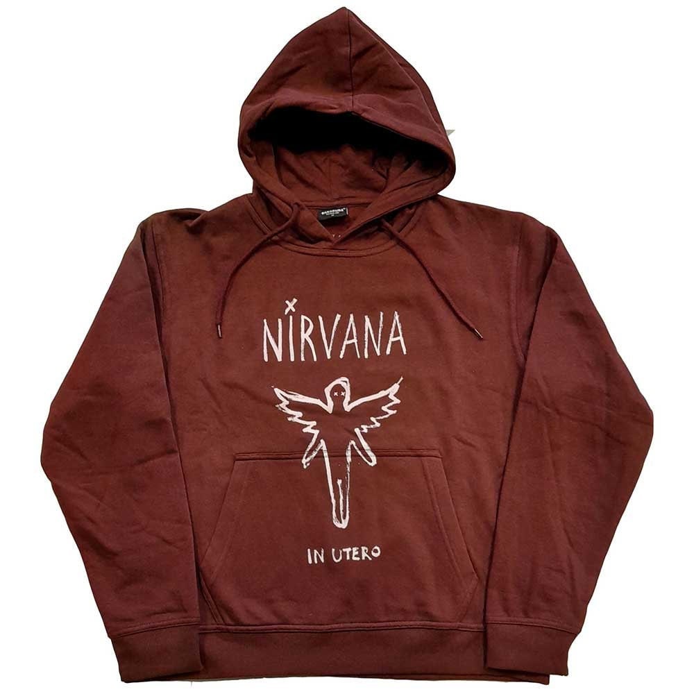 Nirvana Hoodie – In Utero Outline – Offizielles Lizenzdesign – Weltweiter Versand