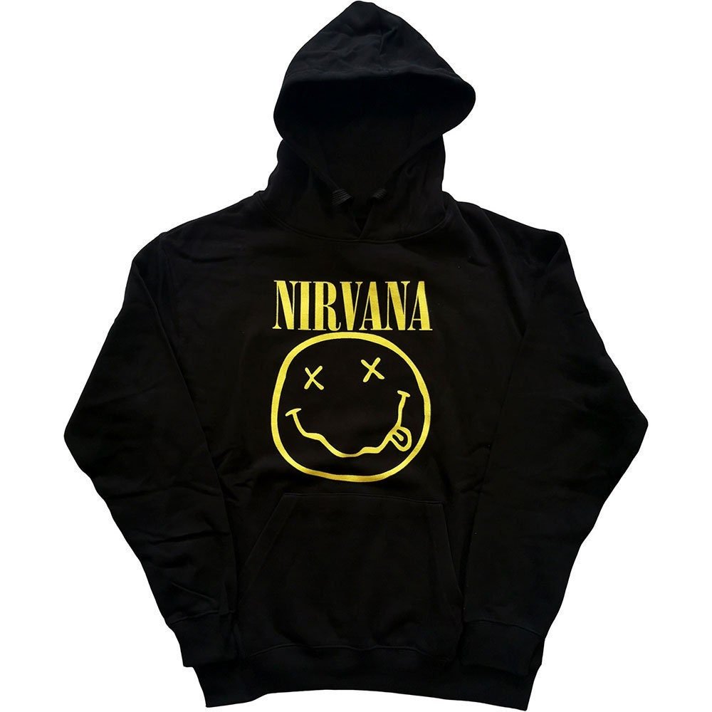 Nirvana Hoodie - Yellow Happy Face   - Official Licensed Design