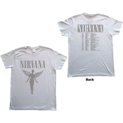 Nivarna Adult T-Shirt - In Utero Tour (Back Print)  - Official Licensed Design - Worldwide Shipping