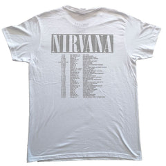 Nivarna Adult T-Shirt - In Utero Tour (Back Print)  - Official Licensed Design - Worldwide Shipping