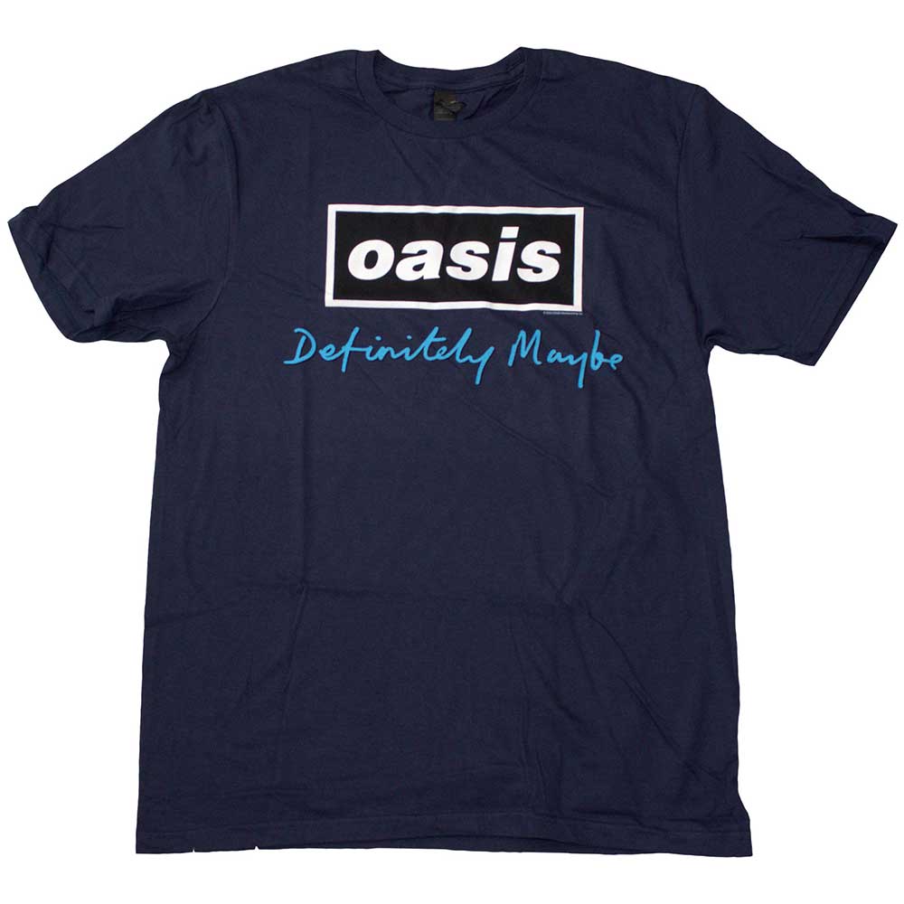 Oasis Adult T-Shirt - Decca Logo Design - Conception sous licence officielle - Expédition dans le monde entier