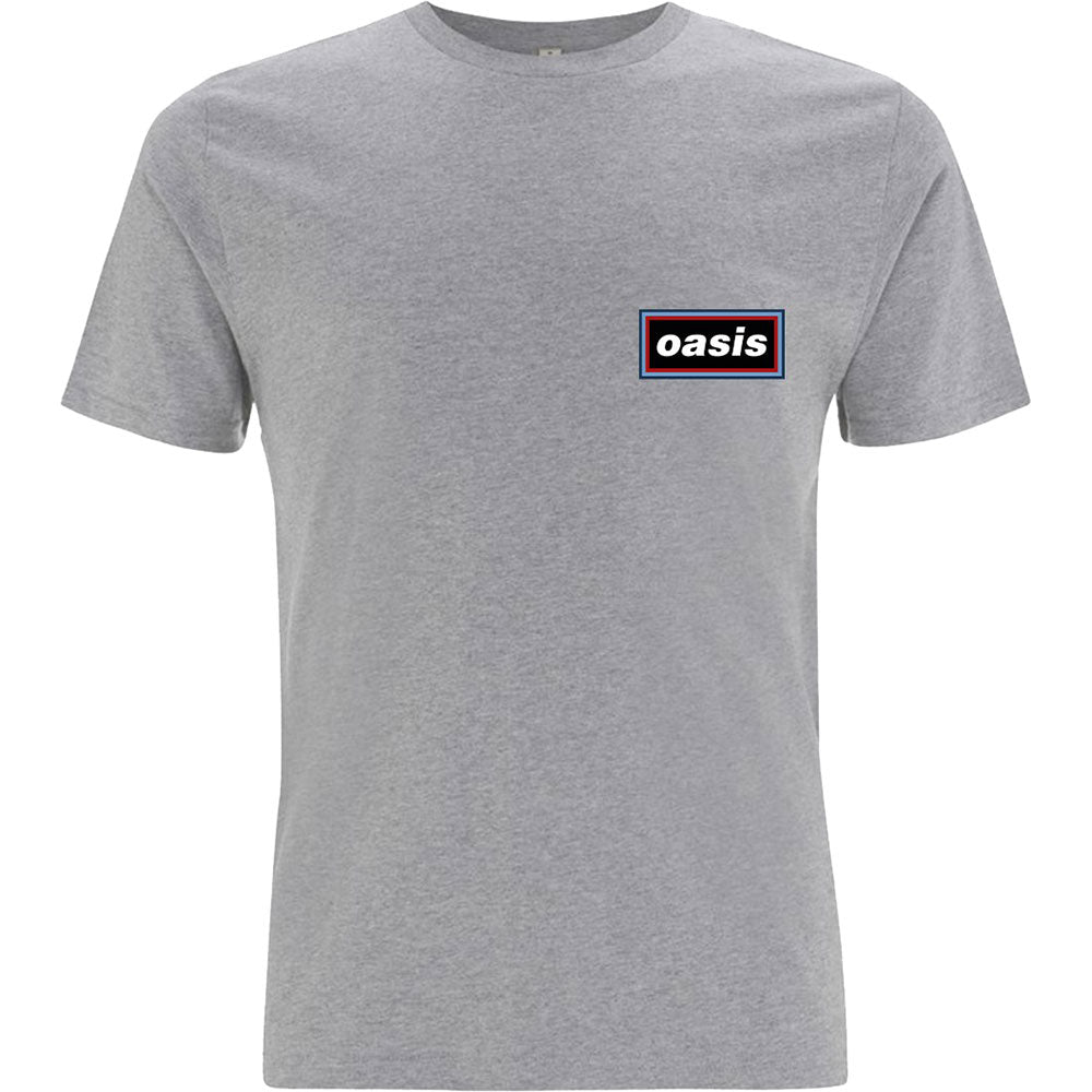 Oasis Adult T-Shirt -Lines - Grey Official Licensed Design