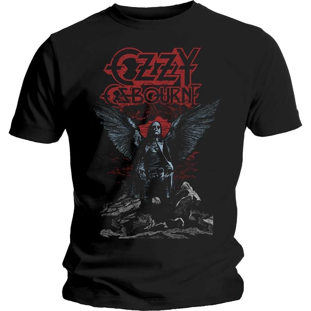 Ozzy Osbourne Adult T-Shirt - Angel Wings - Official Licensed Design - Worldwide Shipping