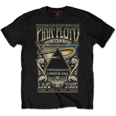 Pink Floyd T-Shirt für Erwachsene – Carnegie Hall Poster Design – Offizielles Lizenzdesign – Weltweiter Versand