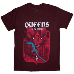 Queens of the Stone Age T-Shirt – Meteorschauer – Grau, Unisex, offizielles Lizenzdesign – weltweiter Versand