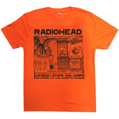 T-shirt adulte Radiohead - Gawps Design - Conception sous licence officielle biologique - Expédition dans le monde entier