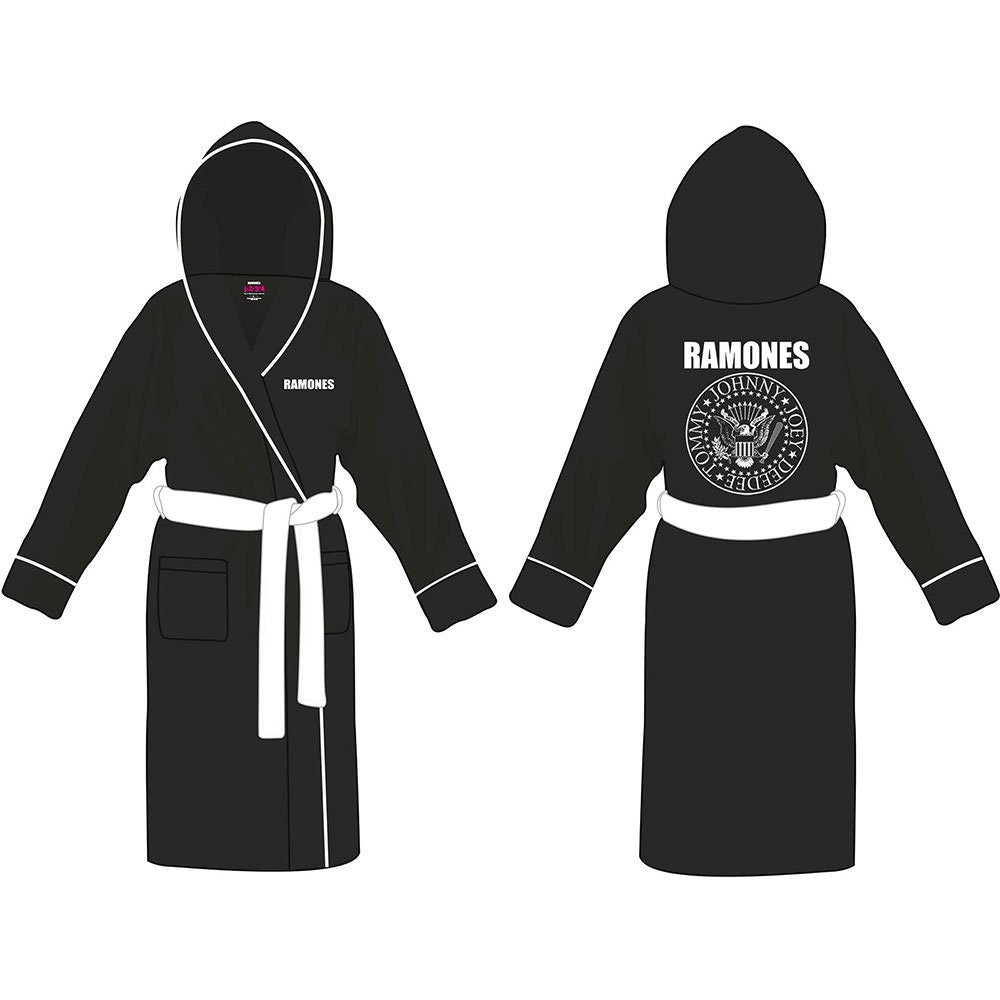 Ramones Bathrobe - Presidential Seal Design - Official Licensed Music Design - Worldwide Shipping