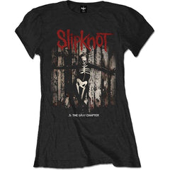 Slipknot Damen T-Shirt – .5: The Grey Chapter Album – Offizielles Ladyfit-Lizenzdesign – Weltweiter Versand