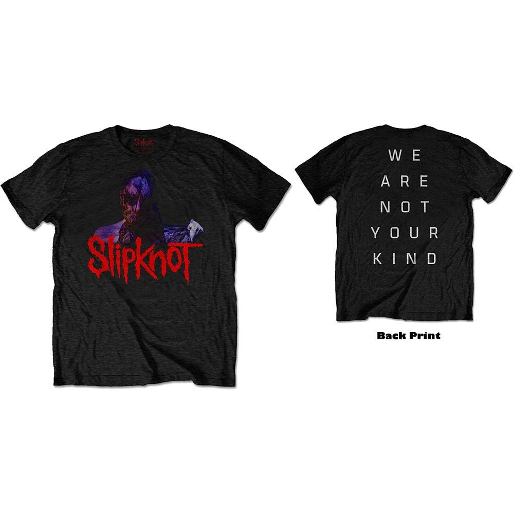 Slipknot T-Shirt - WANYK Back Hit (Back Print) - Conception sous licence officielle unisexe - Expédition dans le monde entier