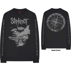 Slipknot Unisex Long Sleeved T-Shirt - Subliminal Verses (Back Print) - Unisex Official Licensed Design - Worldwide Shipping