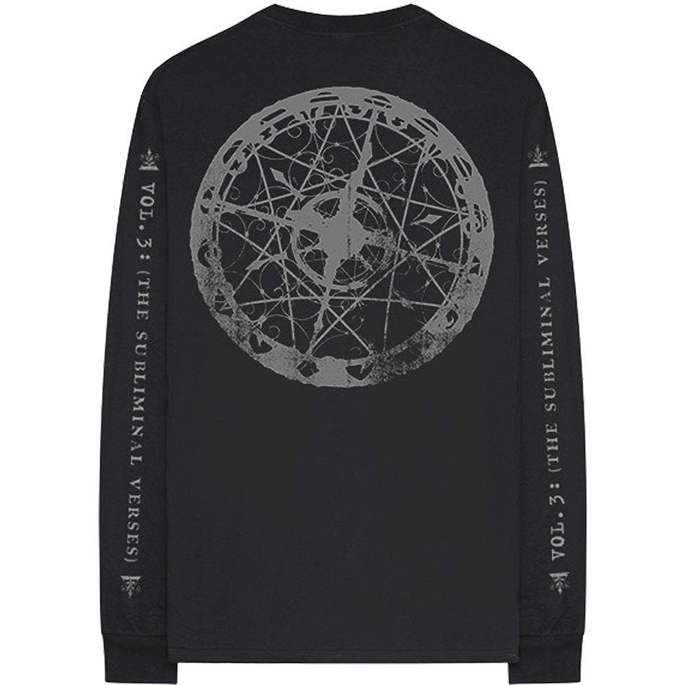 Slipknot Unisex Long Sleeved T-Shirt - Subliminal Verses (Back Print) - Unisex Official Licensed Design - Worldwide Shipping