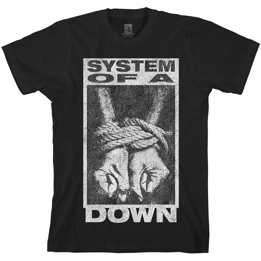 System of a Down T-Shirt – Ensnared – Offizielles Lizenzdesign – Weltweiter Versand