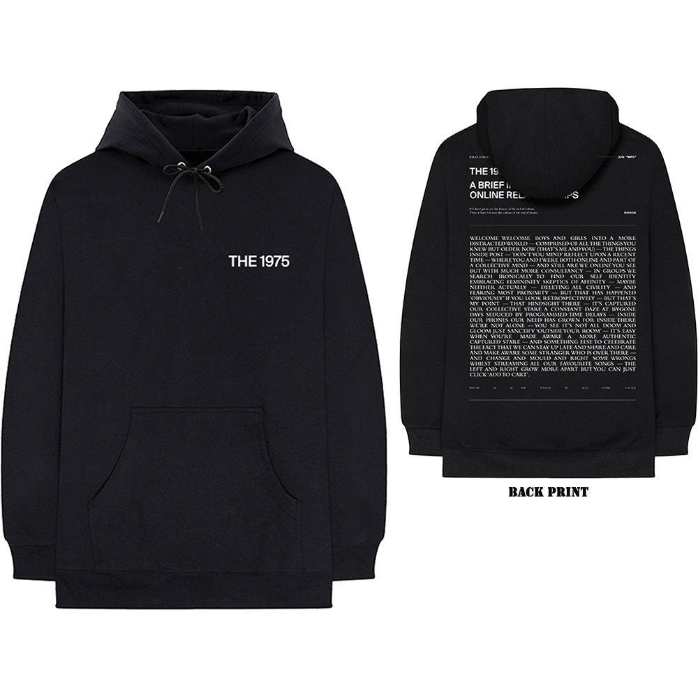 The 1975 Unisex Hoodie - ABIIOR Welcome Welcome Version 2. - Black Official Licensed Design - Worldwide Shipping