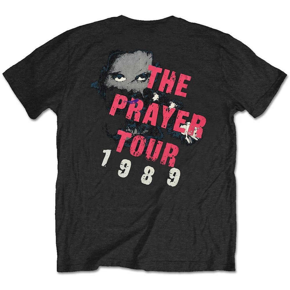 The Cure Adult T-Shirt - The Prayer Tour 1989 (Back Print)  - Official Licensed Design - Worldwide Shipping