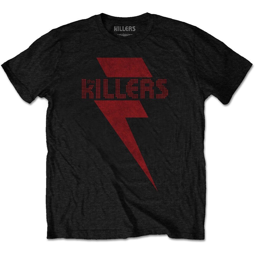 The Killers -Shirt -Red Bolt Design - Unisex Official Licensed Design - Worldwide Shipping