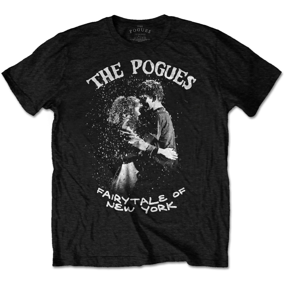 T-shirt de Noël The Pogues - Conte de fées de New York - Conception unisexe sous licence officielle