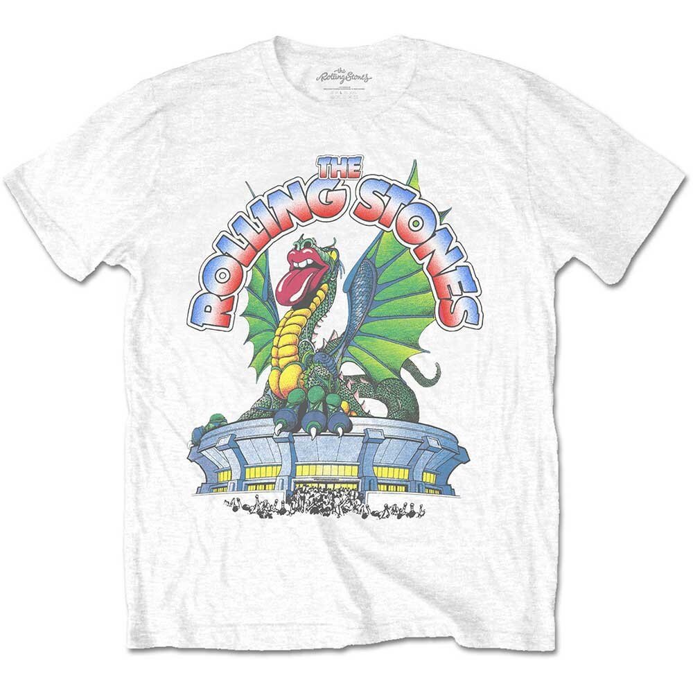 The Rolling Stones T-Shirt für Erwachsene – 81 Tour Dragon (Rückendruck) – offizielles Lizenzdesign – weltweiter Versand