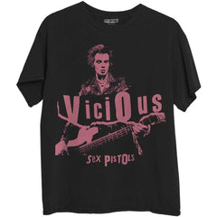 Das Sex Pistols T-Shirt – Sid Vicious Foto – Unisex, offizielles Lizenzdesign – weltweiter Versand