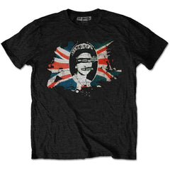 The Sex Pistols T-Shirt -God Save the Queen Flag Black Design - Unisex Official Licensed Design - Worldwide Shipping