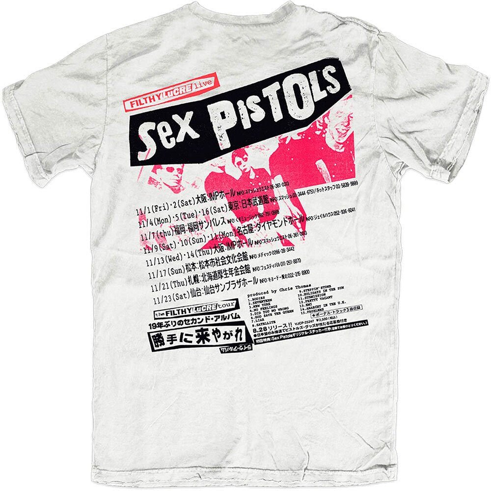 The Sex Pistols T-Shirt -Filthy Lucre Design - Unisex Official Licensed Design - Worldwide Shipping