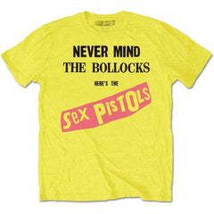 The Sex Pistols T-Shirt -Never Mind the Bollocks Design - Unisex Official Licensed Design - Worldwide Shipping