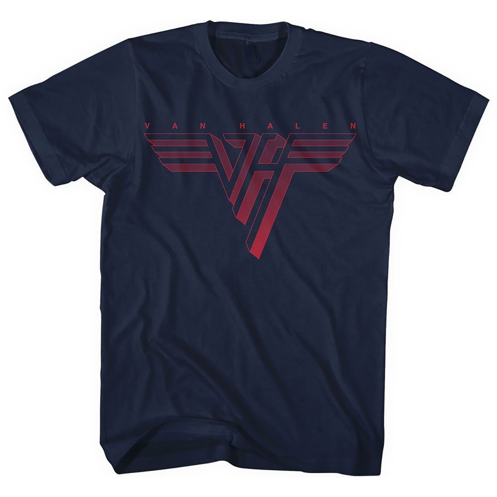 T-shirt Van Halen pour adulte – Logo rouge classique – Design sous licence officielle – Expédition mondiale