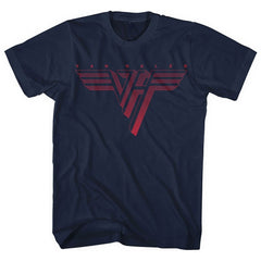 Van Halen Adult T-Shirt - Classic Red Logo  - Official Licensed Design - Worldwide Shipping