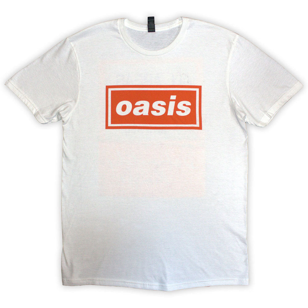 Oasis Unisex T-Shirt - Definitely Maybe AAA Pass  - White Official Licensed Design