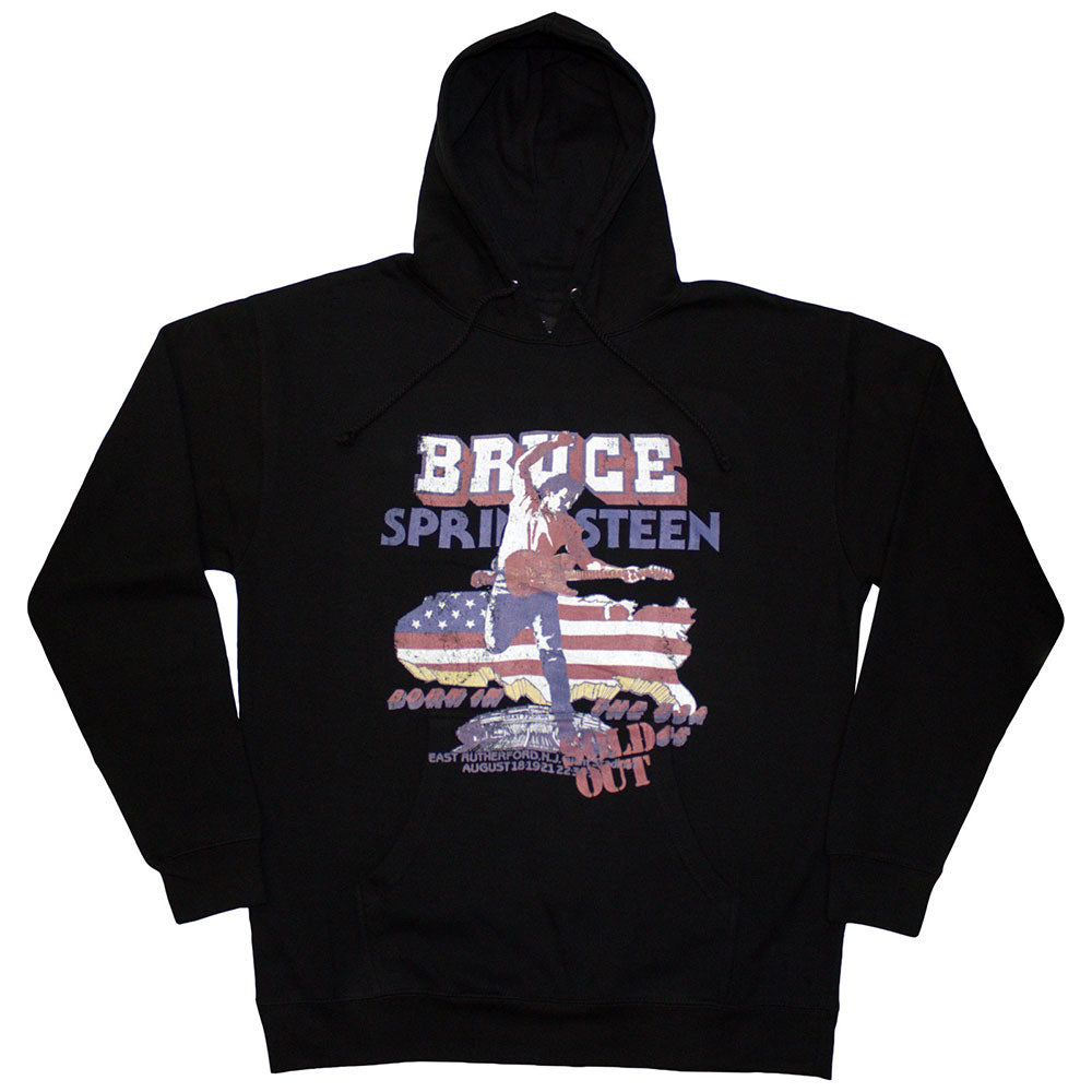 Bruce Springsteen Unisex Pullover Hoodie - Born in the USA '85 - Official Licensed Design