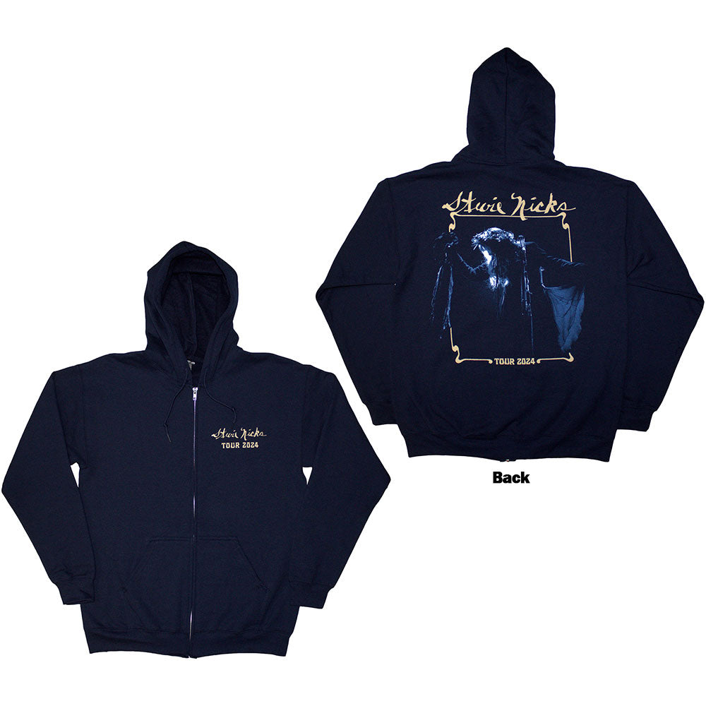 Stevie Nicks Unisex Hoodie - Tour '24 Live Photo (Back Print) - Official Licensed Design