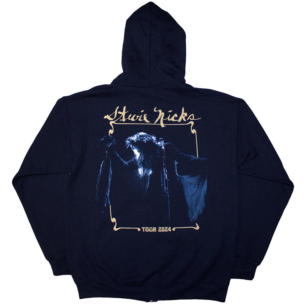 Stevie Nicks Unisex Hoodie - Tour '24 Live Photo (Back Print) - Official Licensed Design