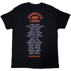 Bruce Springsteen T-Shirt - Tour'24 Wheel (Back Print) -  Unisex Official Licensed