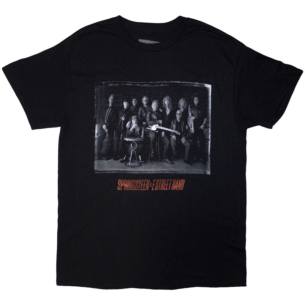 Bruce Springsteen T-Shirt - Tour'24 E-Street Photo - Black Unisex Official Licensed