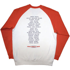 Bruce Springsteen Unisex Long-Sleeve Raglan Jumper -  Tour '24 Wheel - Official Licensed Product