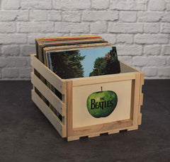 Caisse de rangement pour disques Apple Crosley des Beatles - Produit sous licence officielle