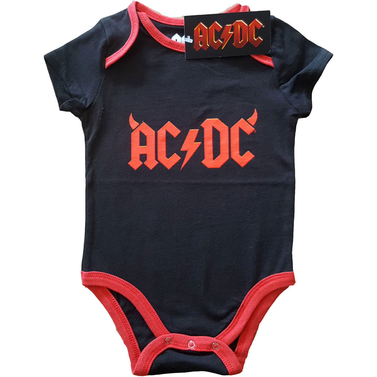 AC/DC Kids Baby Grow - Horns - Official Licensed Product